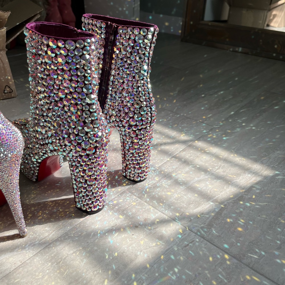 SOLD! RARE Christian Louboutin STRASS Boots - Picture 17 of 17